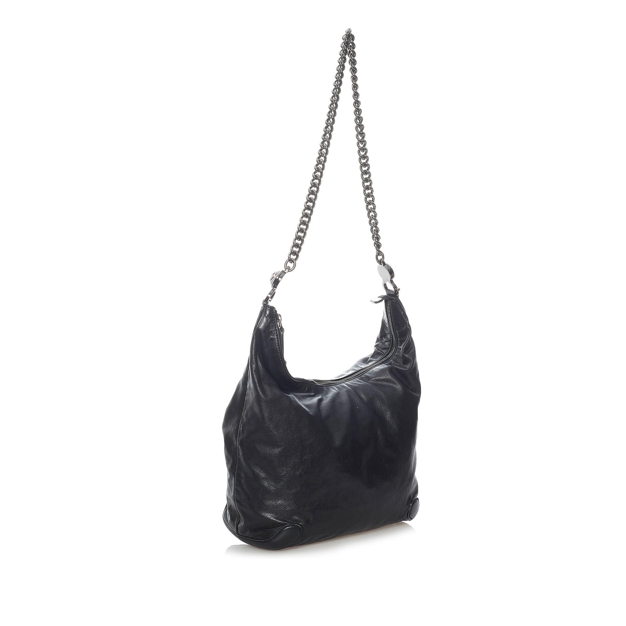 Gucci Galaxy Chain Leather Shoulder Bag (SHG-30815)