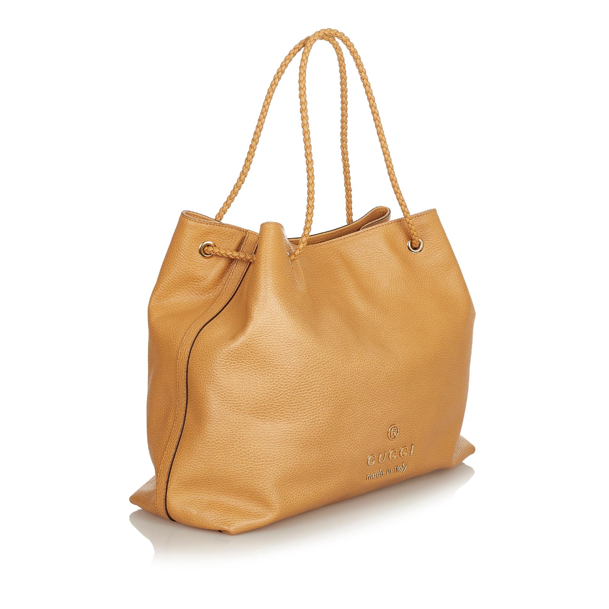 Gucci Gifford Leather Tote Bag (SHG-25560)