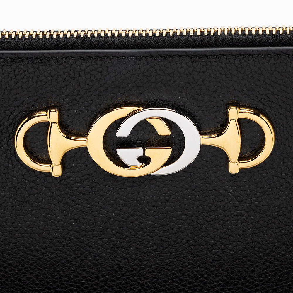 Gucci Grained Leather Zumi Pouch (SHF-18468)
