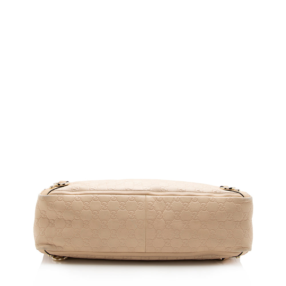 Gucci Guccisima Leather Abbey Large Tote (SHF-14716)