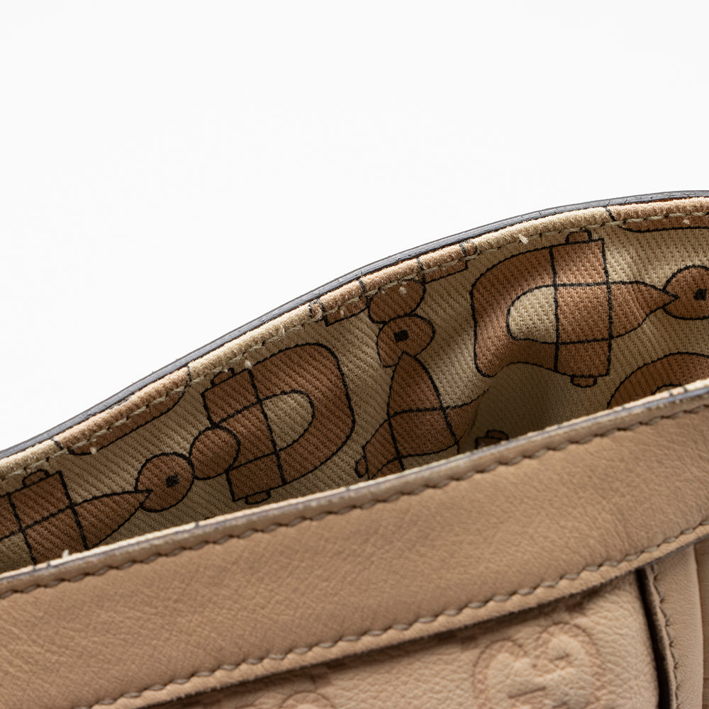 Gucci Guccisima Leather Abbey Large Tote (SHF-14716)