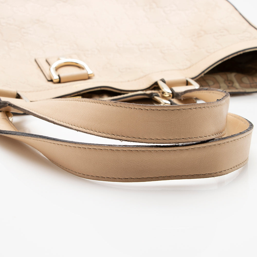 Gucci Guccisima Leather Abbey Large Tote (SHF-14716)