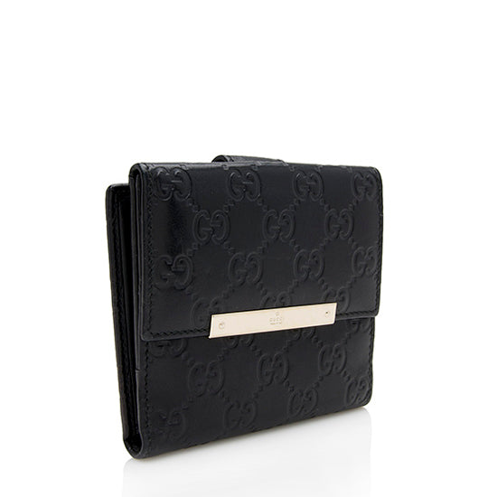 Gucci Guccissicma Compact Wallet (SHF-23885)
