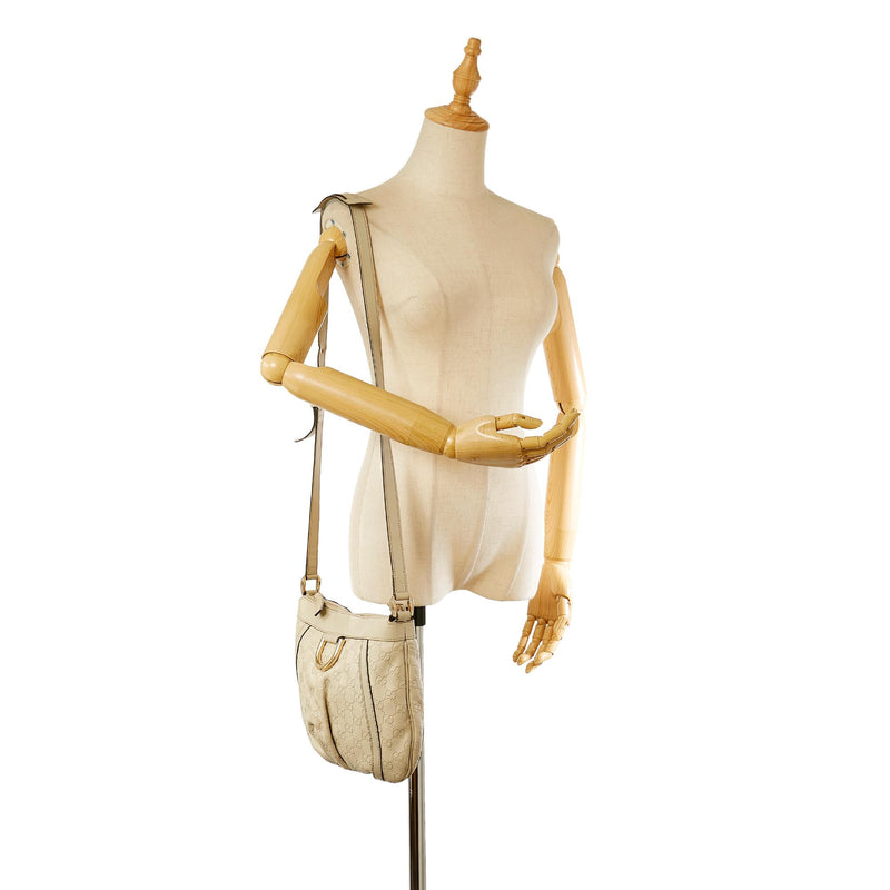 Gucci Guccissima Abbey D-Ring Crossbody Bag (SHG-23698)