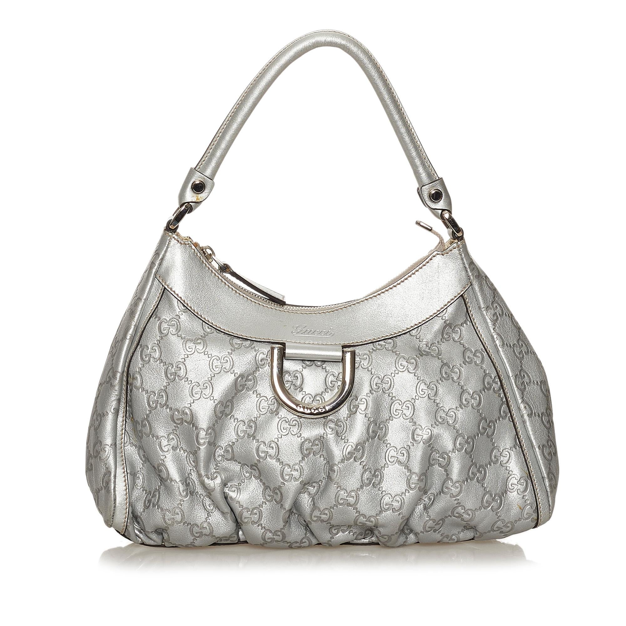 Gucci Guccissima Abbey D-Ring Shoulder Bag (SHG-28970)