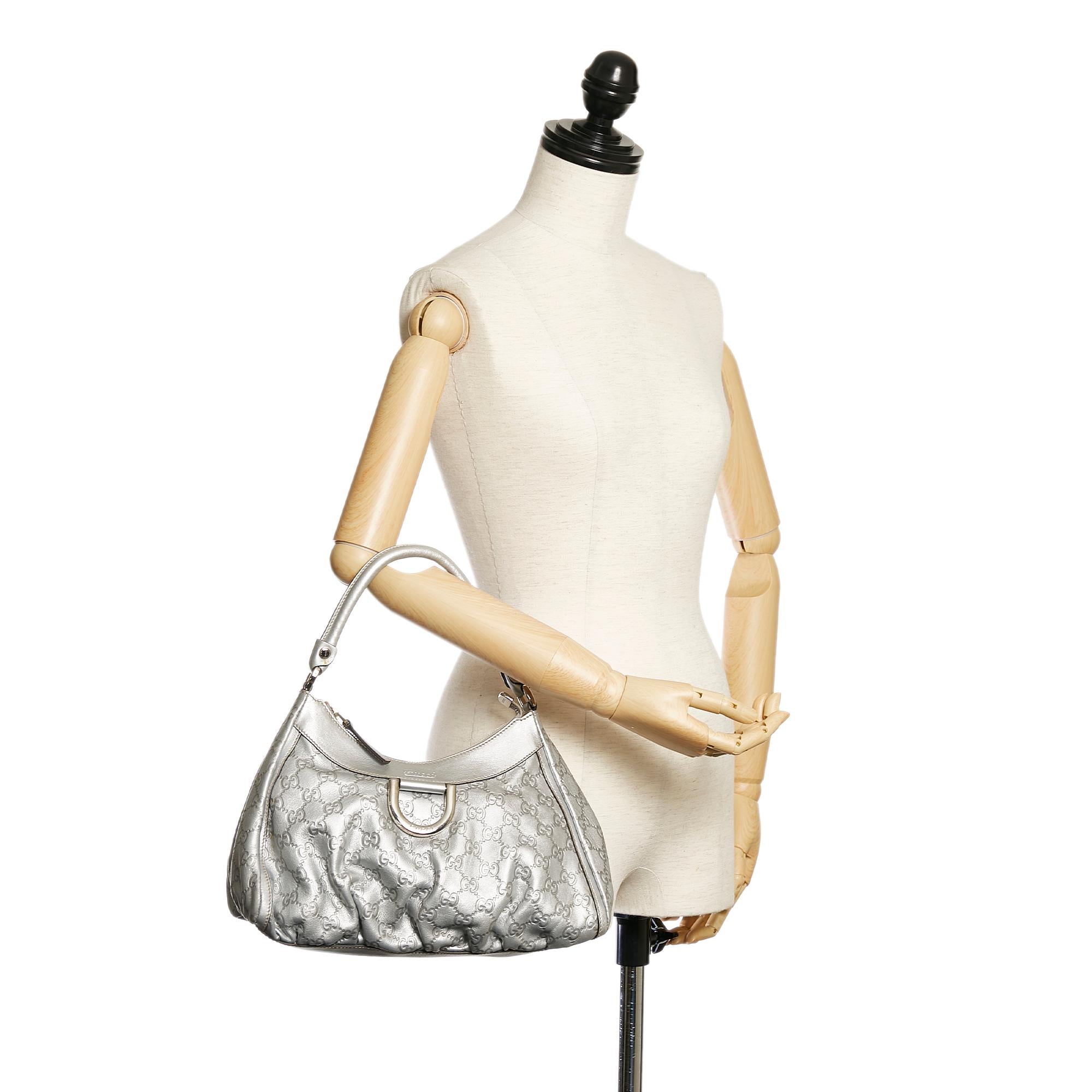 Gucci Guccissima Abbey D-Ring Shoulder Bag (SHG-28970)