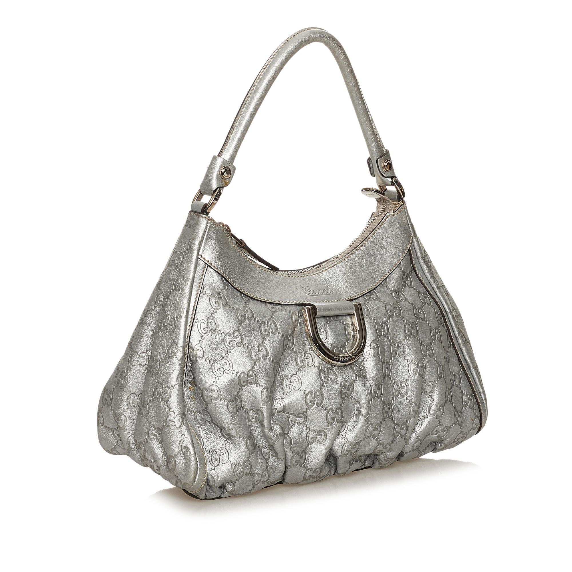 Gucci Guccissima Abbey D-Ring Shoulder Bag (SHG-28970)