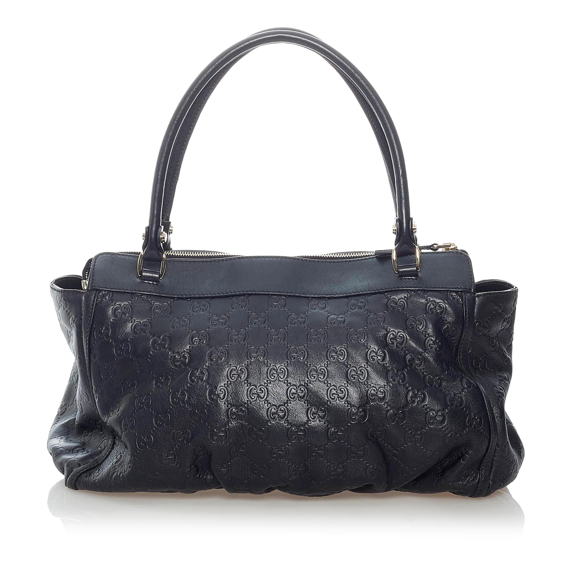 Gucci Guccissima Abbey D-Ring Shoulder Bag (SHG-32003)