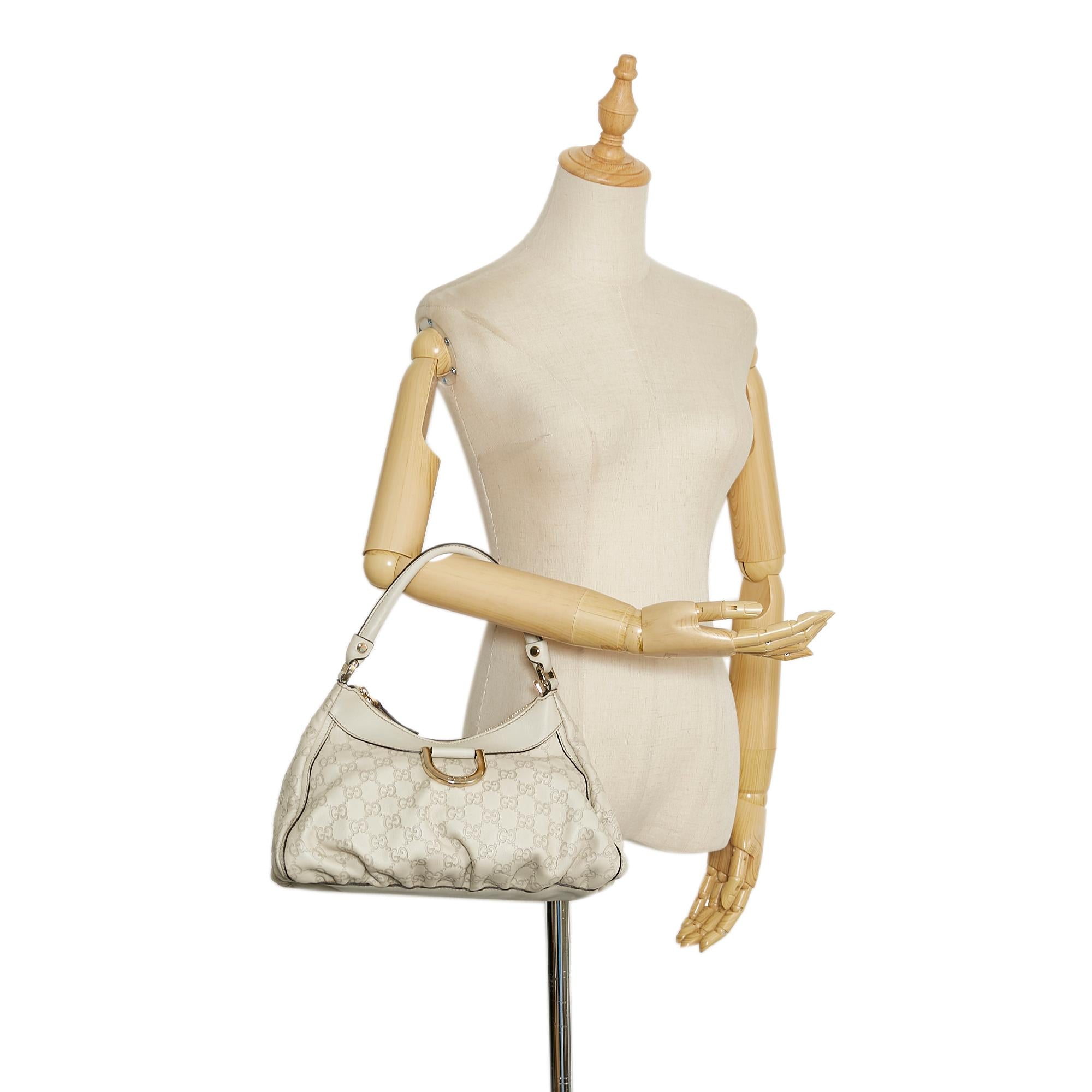 Gucci Guccissima Abbey D-Ring Shoulder Bag (SHG-37750)