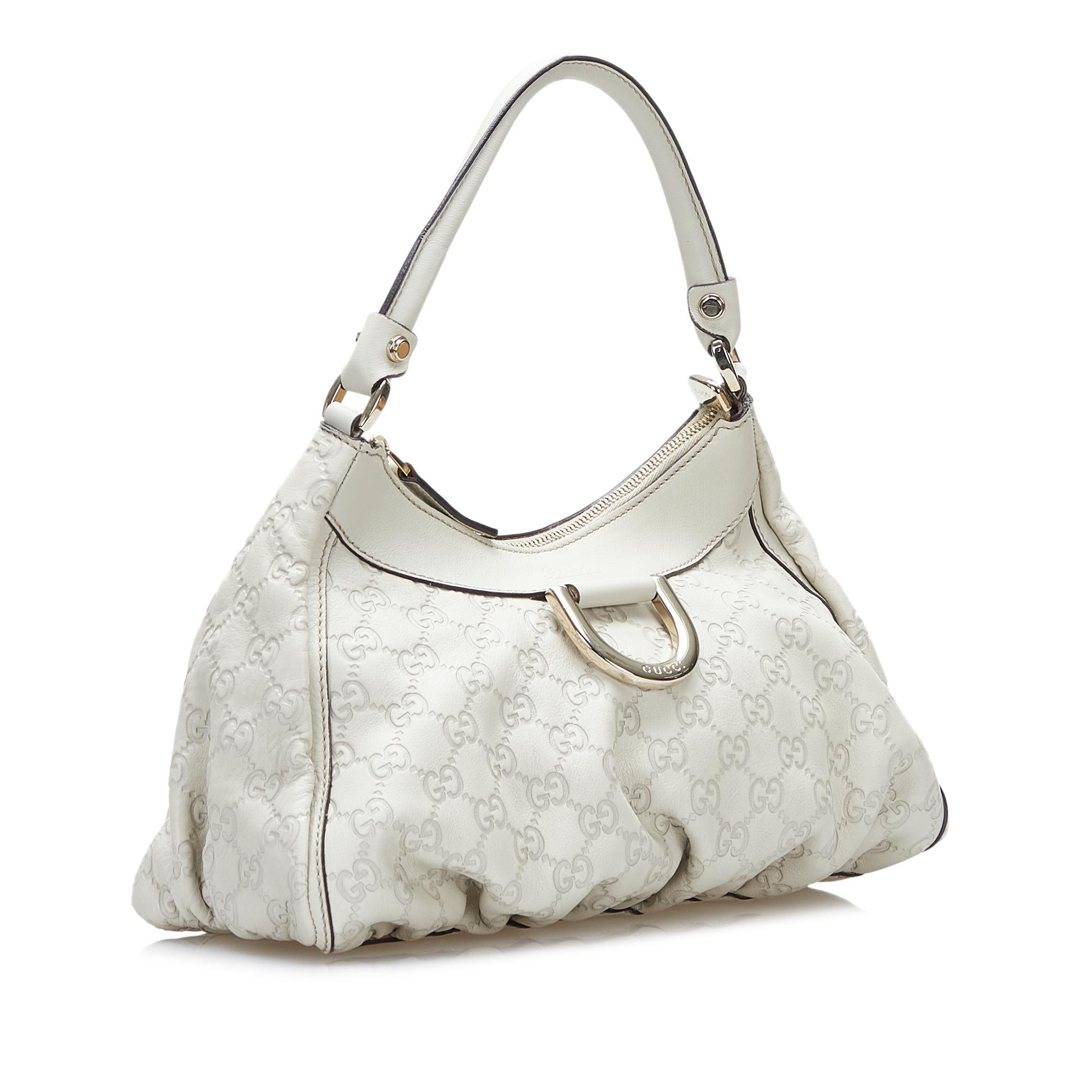 Gucci Guccissima Abbey D-Ring Shoulder Bag (SHG-37750)