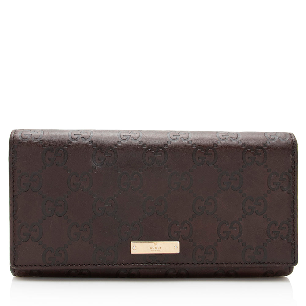 Gucci Guccissima Continental Wallet - FINAL SALE (SHF-19687)