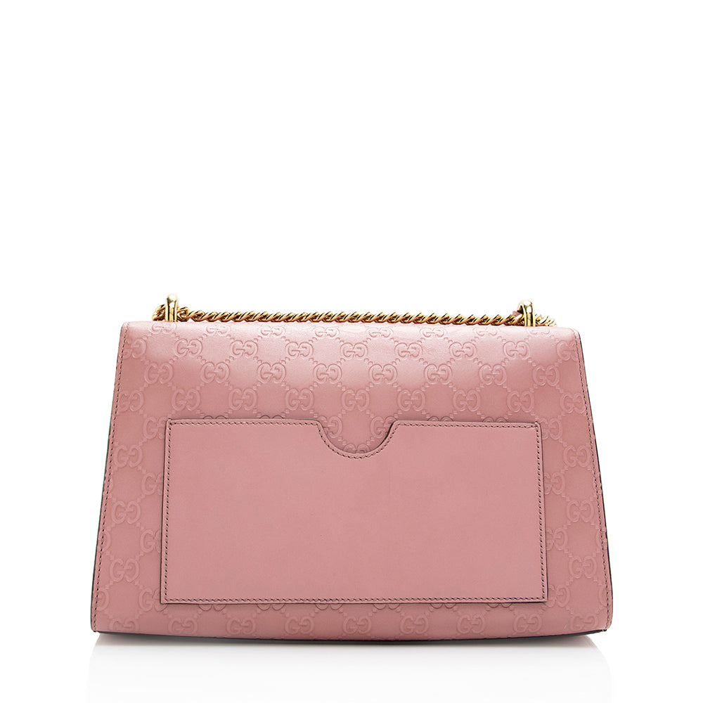 Gucci Guccissima Leather Padlock Medium Shoulder Bag (SHF-18673)