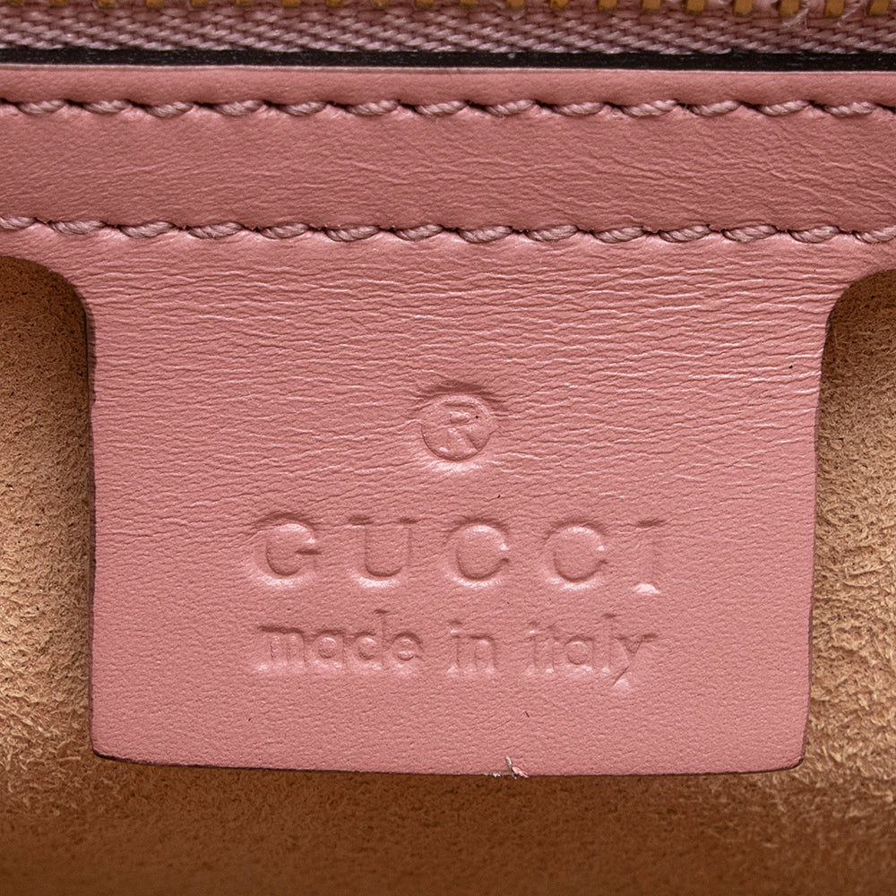 Gucci Guccissima Leather Padlock Medium Shoulder Bag (SHF-18673)