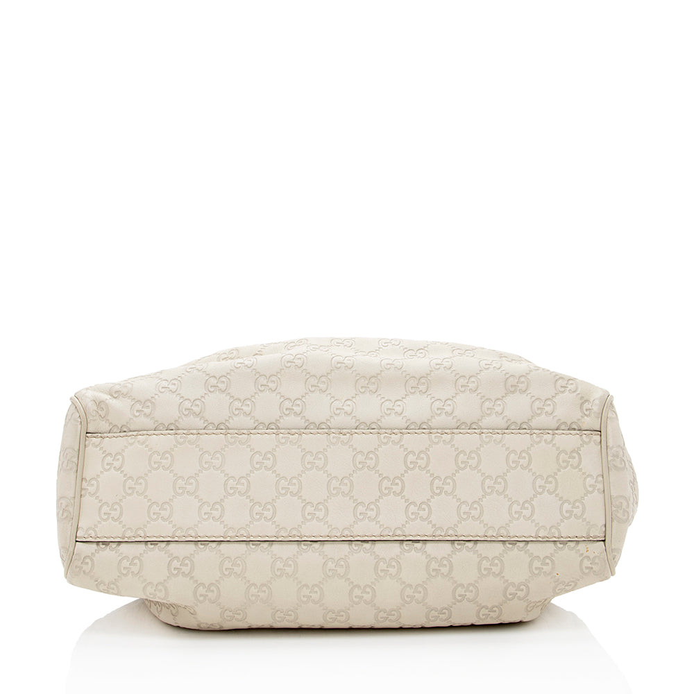 Gucci Guccissima Leather Sukey Medium Tote (SHF-17570)