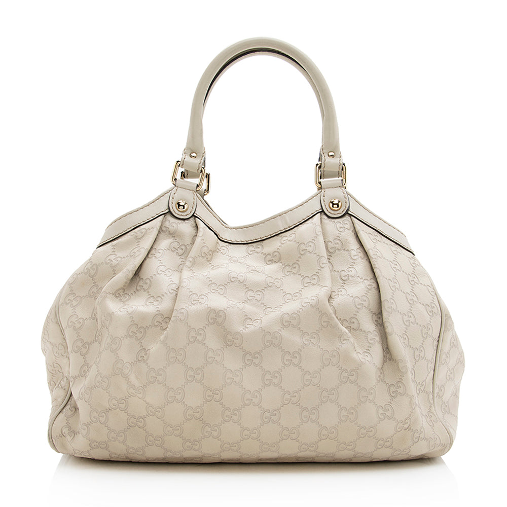 Gucci Guccissima Leather Sukey Medium Tote (SHF-19551)