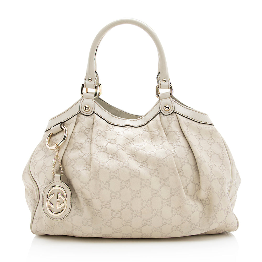 Gucci Guccissima Leather Sukey Medium Tote (SHF-19551)