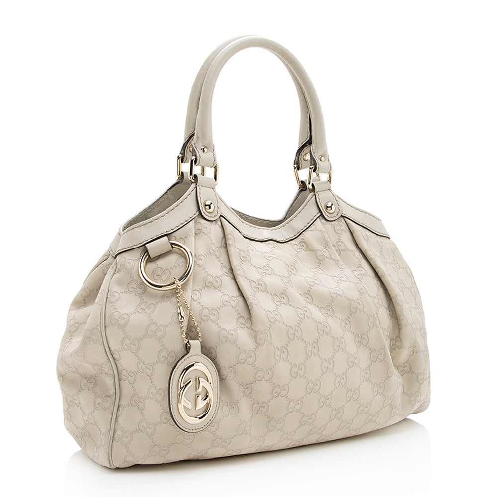 Gucci Guccissima Leather Sukey Medium Tote (SHF-19551)