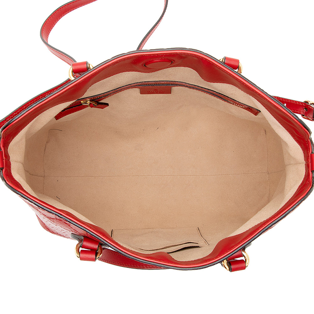 Gucci Guccissima Linea A Foldover Tote (SHF-19675)