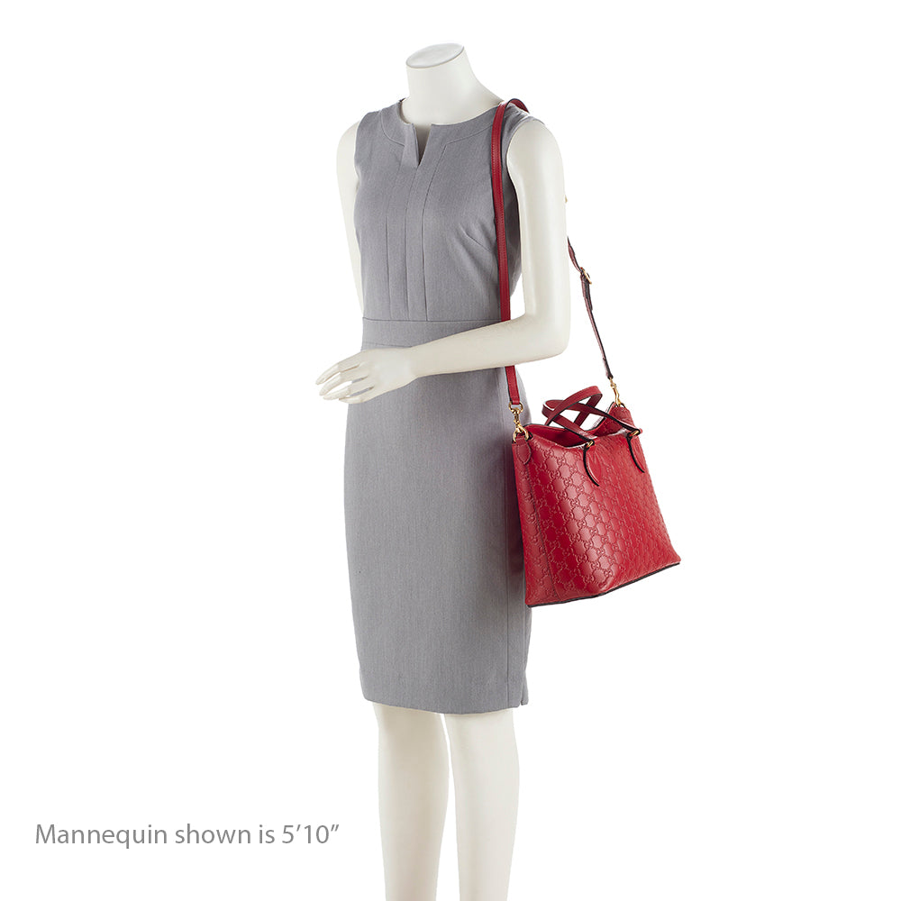 Gucci Guccissima Linea A Foldover Tote (SHF-19675)