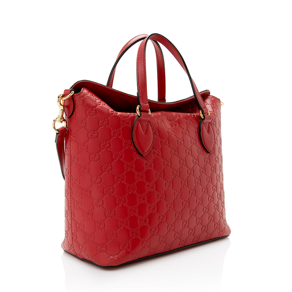 Gucci Guccissima Linea A Foldover Tote (SHF-19675)