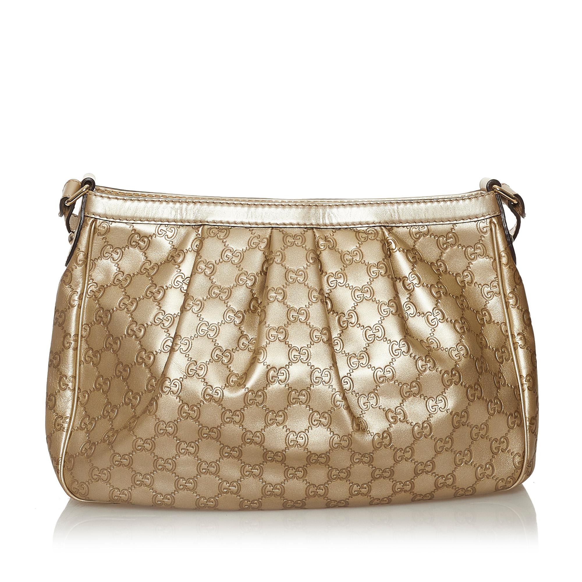 Gucci Guccissima Sukey Crossbody Bag (SHG-28351)