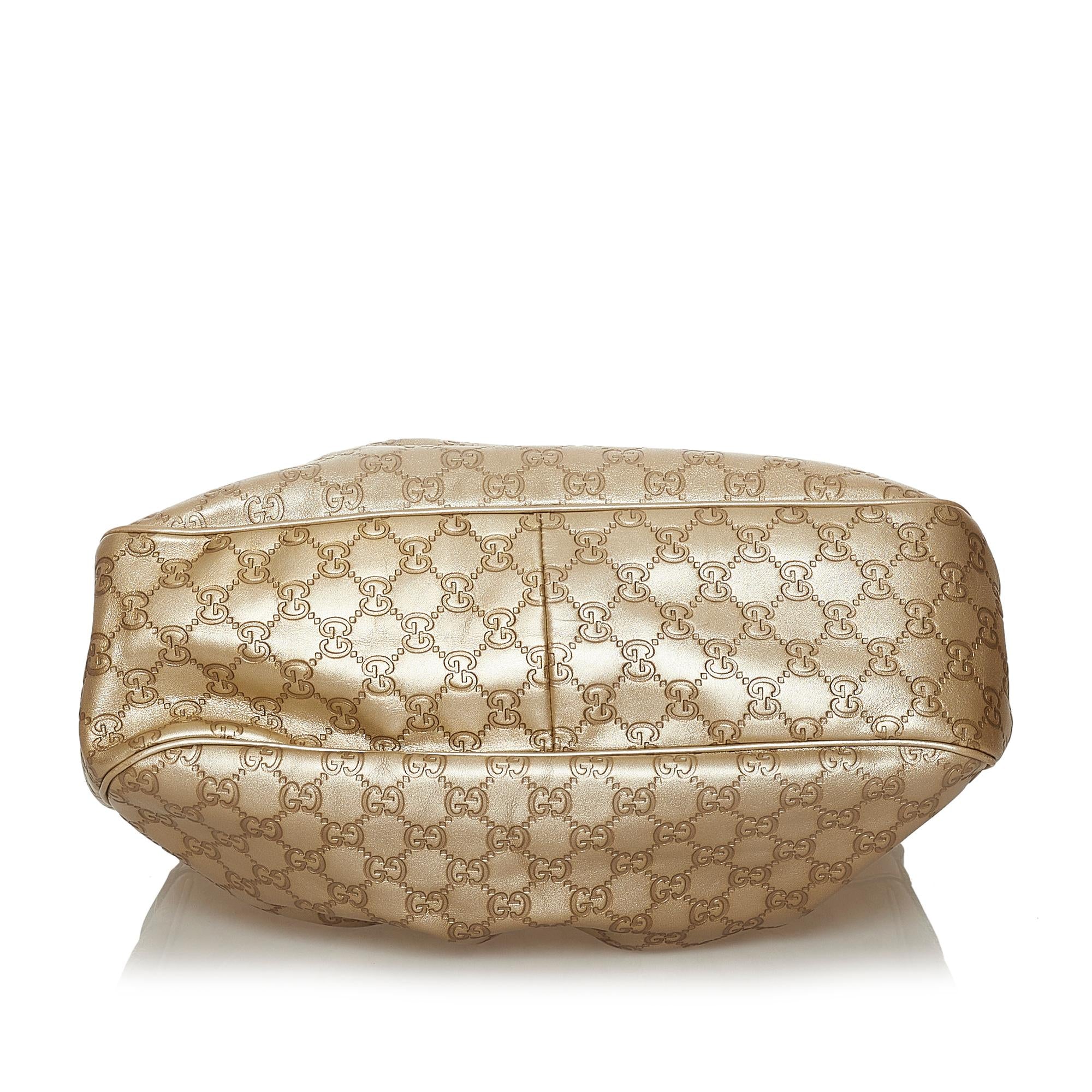 Gucci Guccissima Sukey Crossbody Bag (SHG-28351)