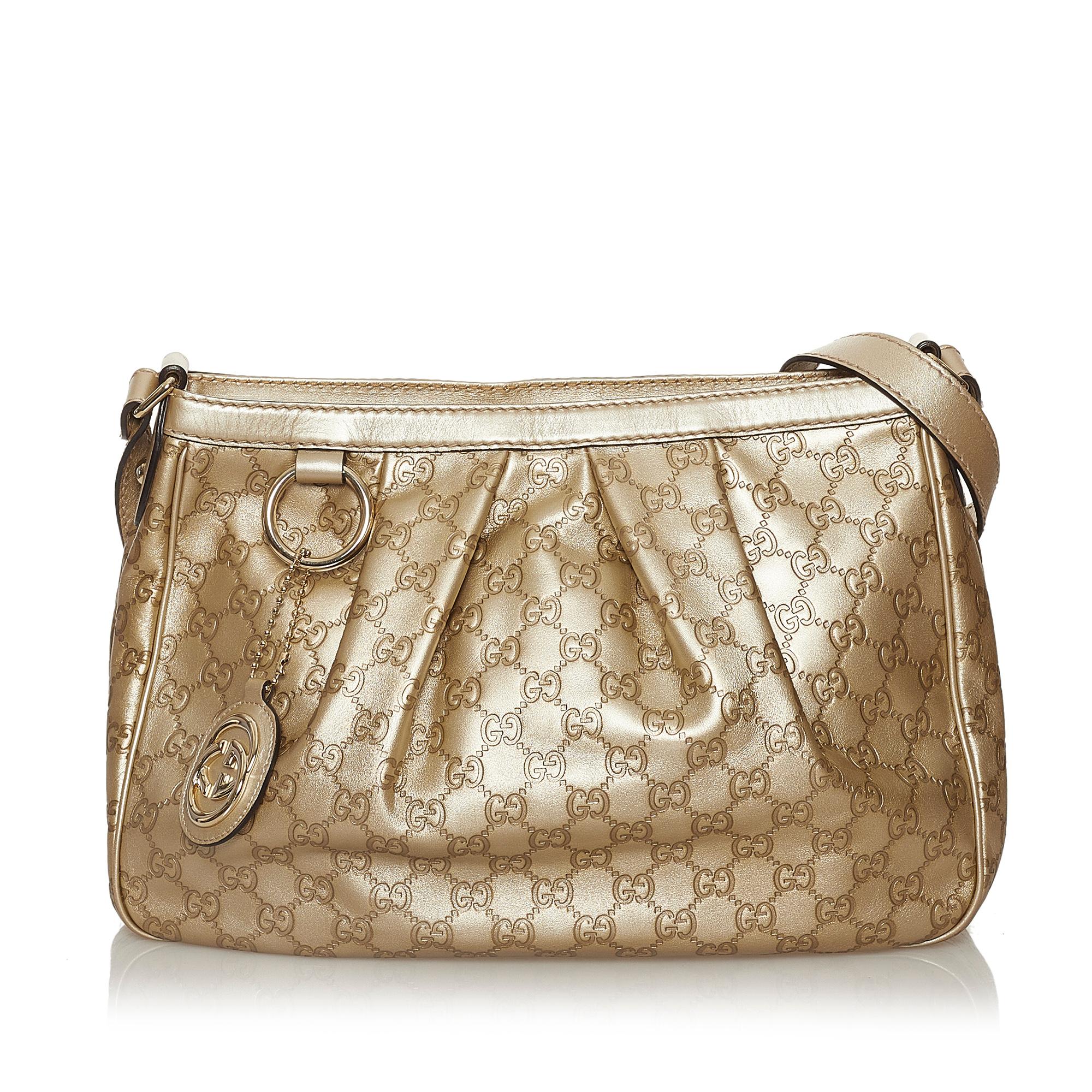 Gucci Guccissima Sukey Crossbody Bag (SHG-28351)
