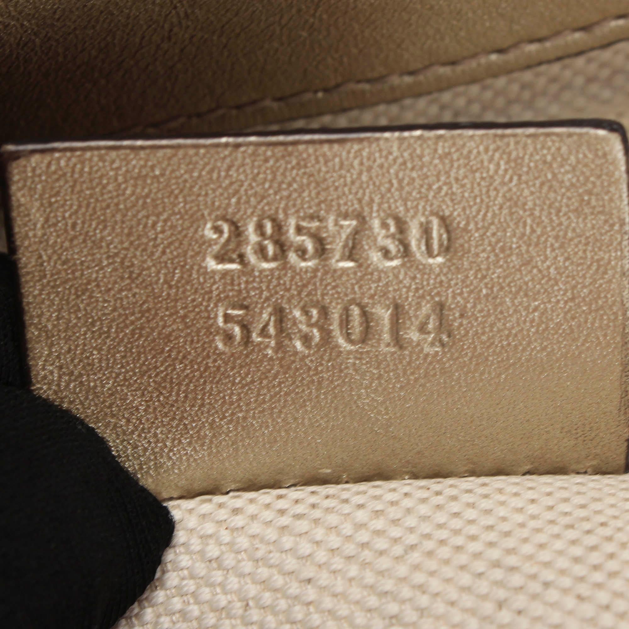 Gucci Guccissima Sukey Leather Satchel (SHG-22760)