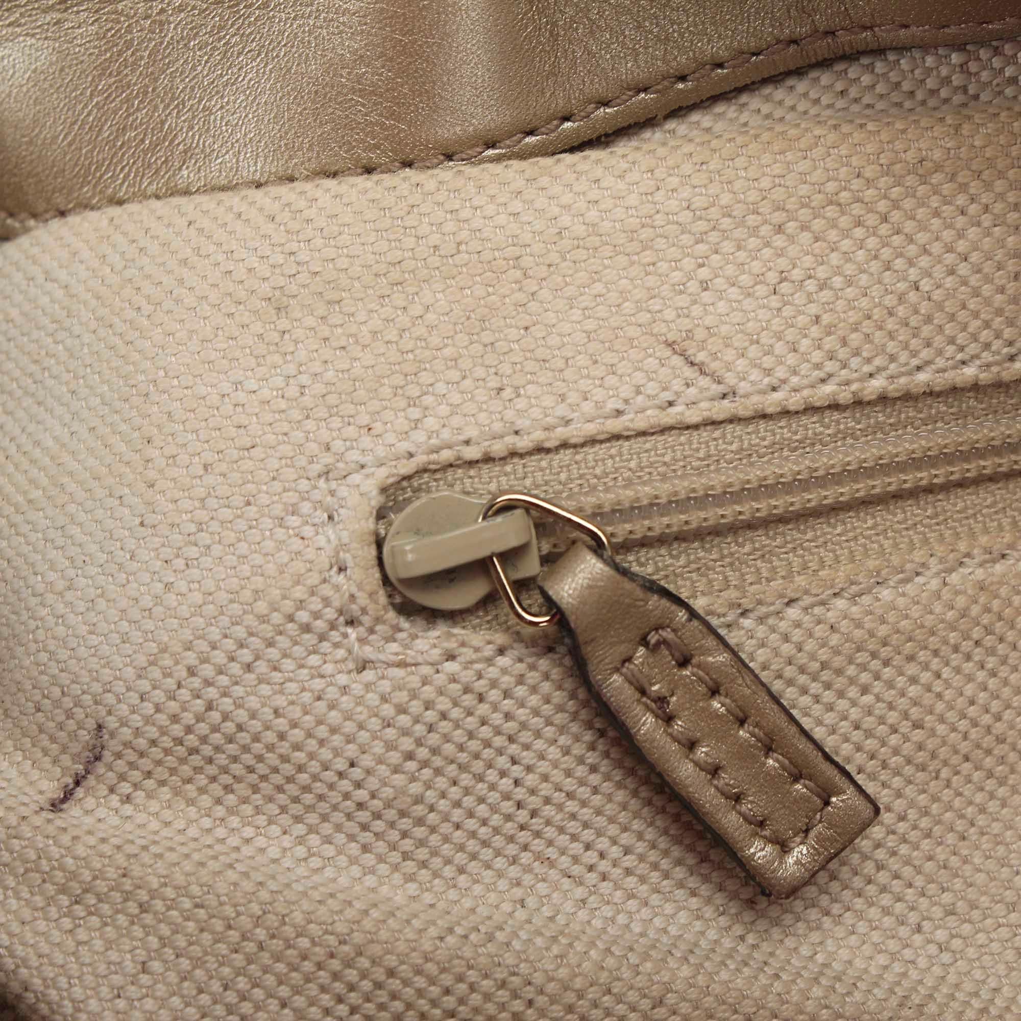 Gucci Guccissima Sukey Leather Satchel (SHG-22760)