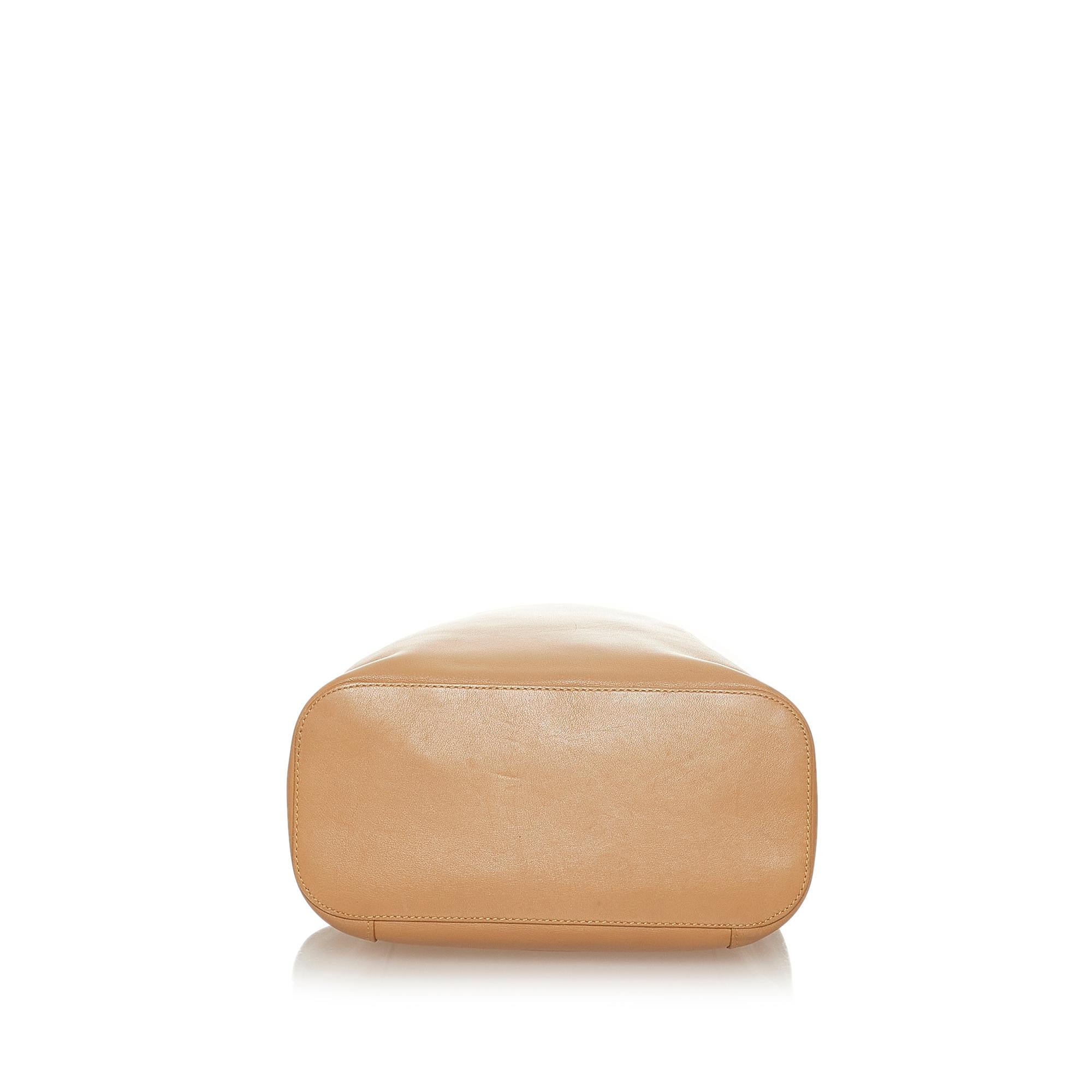 Gucci Hoop Leather Shoulder Bag (SHG-27355)