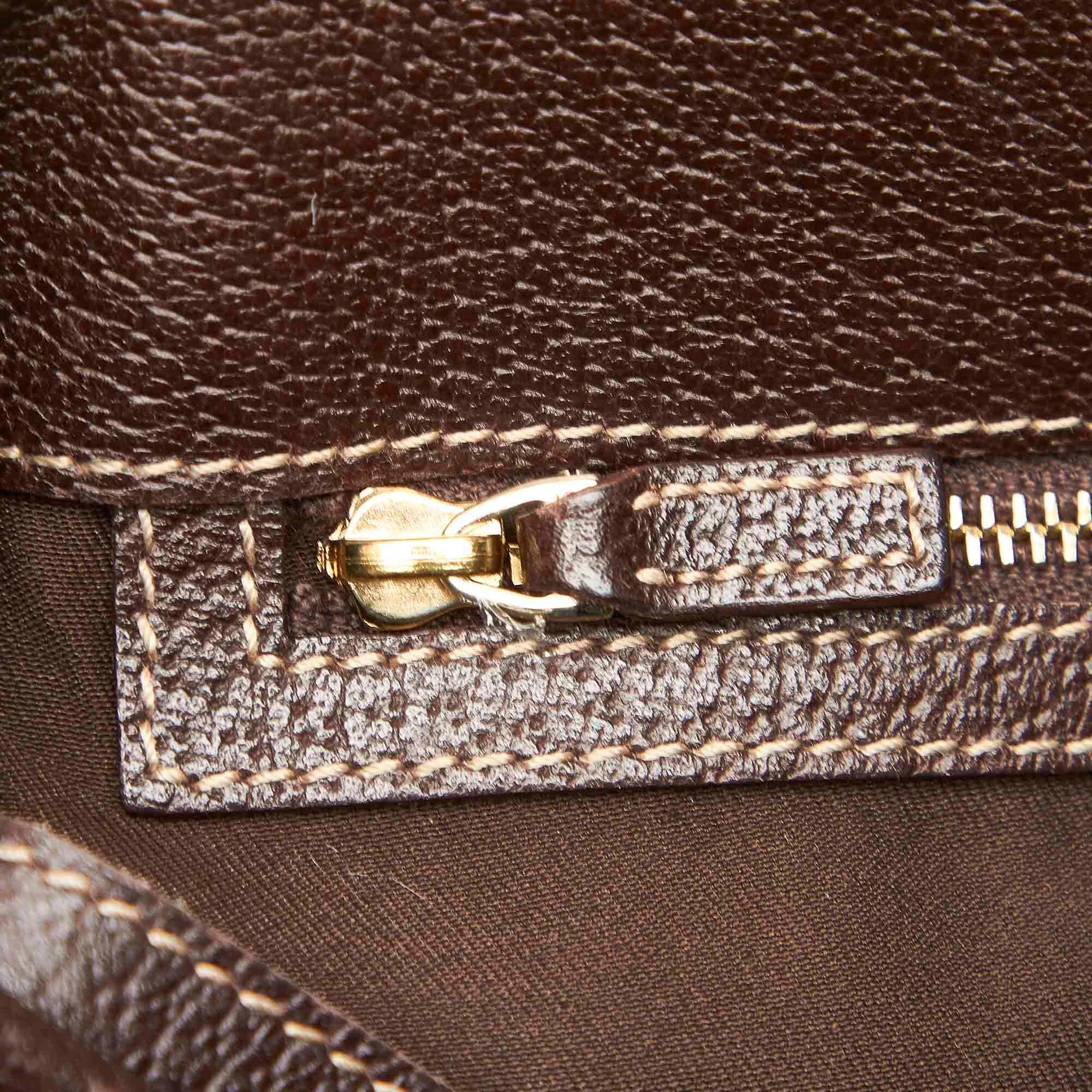 Gucci Horsebit Canvas Shoulder Bag (SHG-37760)