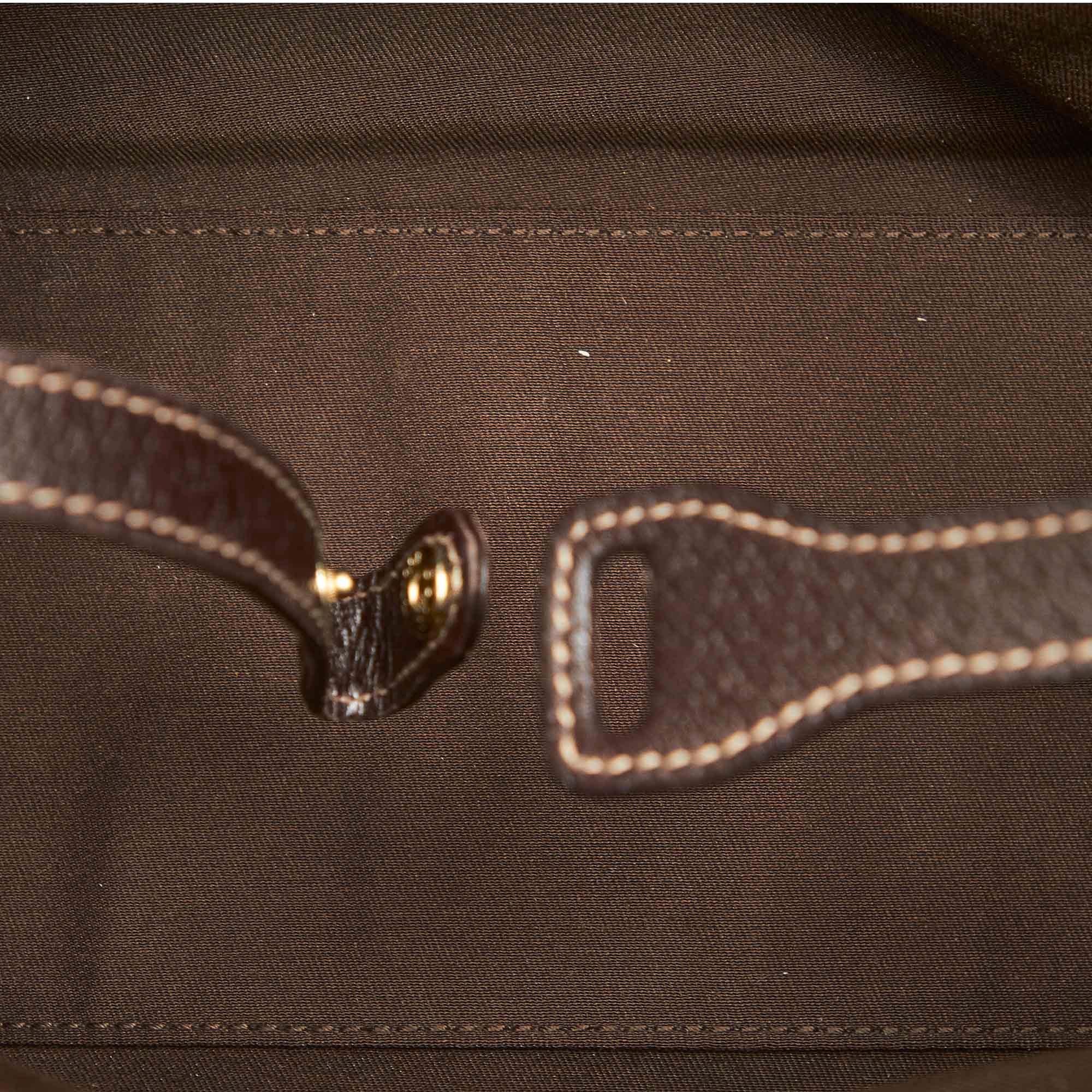 Gucci Horsebit Canvas Shoulder Bag (SHG-37760)