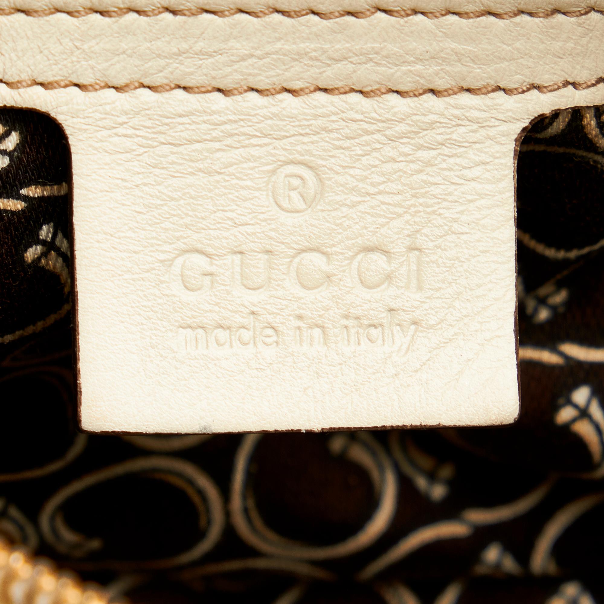 Gucci Horsebit Nail Leather Boston Bag (SHG-24725)