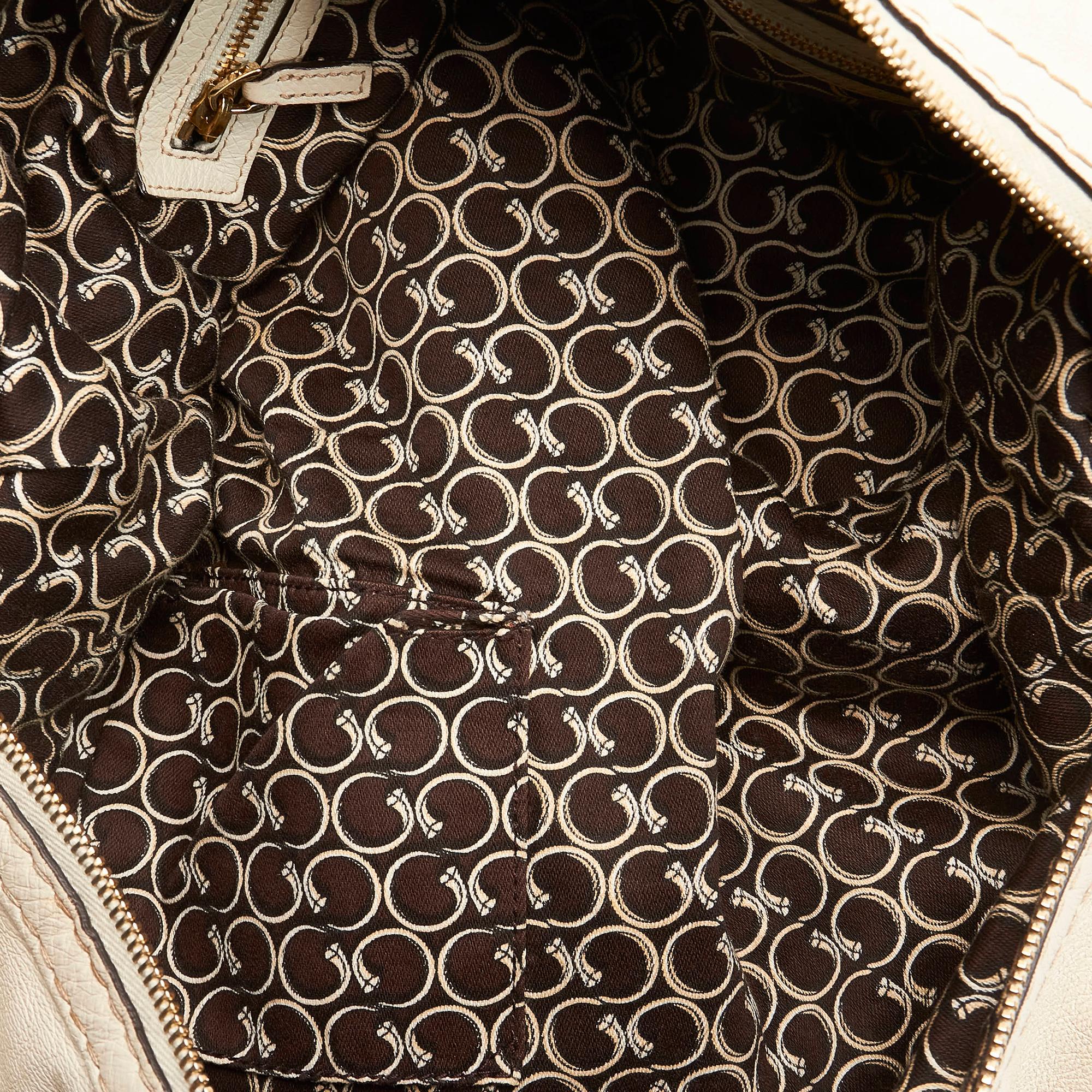 Gucci Horsebit Nail Leather Boston Bag (SHG-28008)