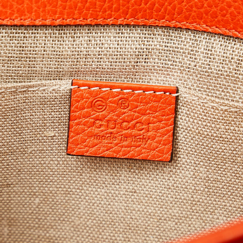 Gucci Interlocking G Chain Leather Crossbody Bag (SHG-26536)