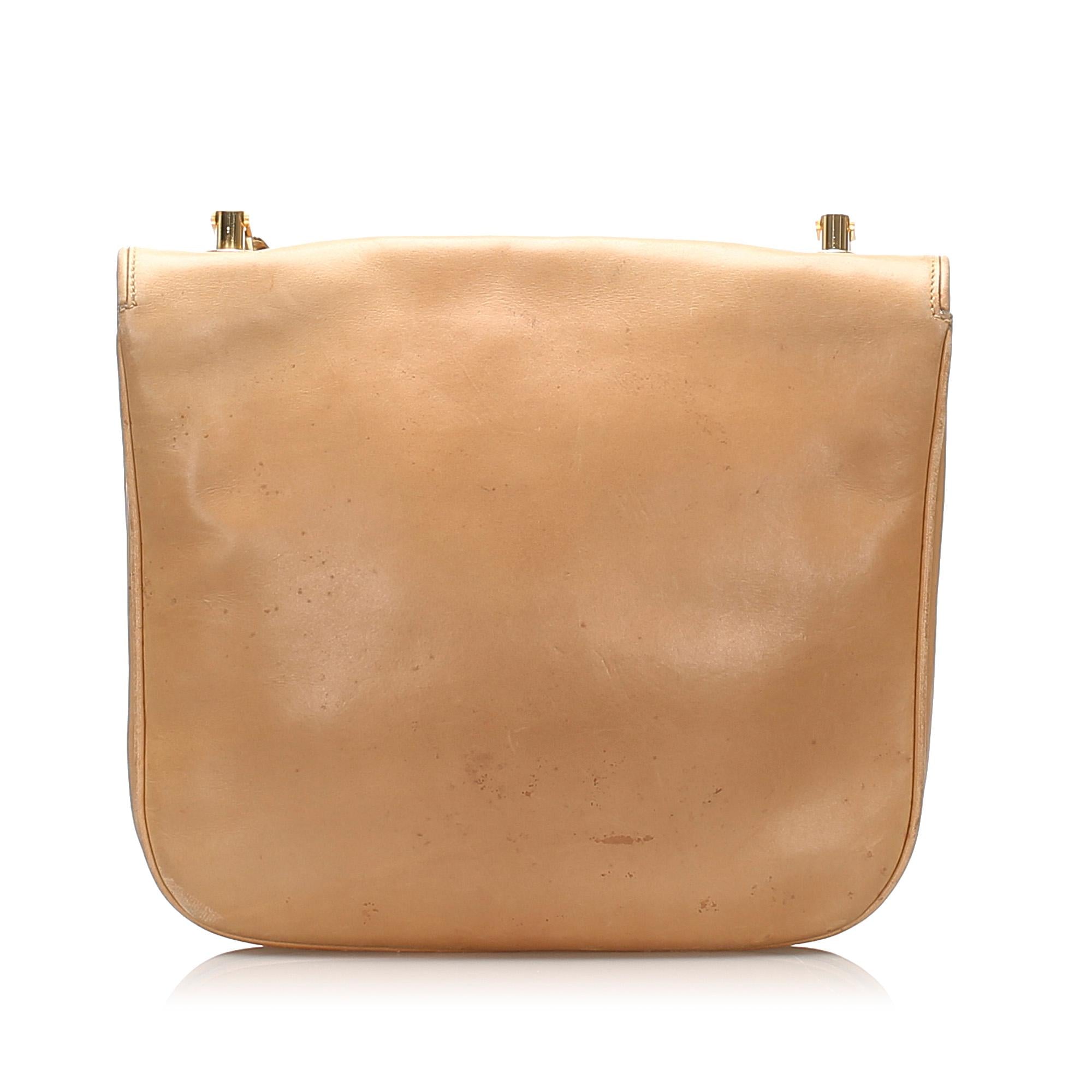 Gucci Interlocking G Chain Leather Shoulder Bag (SHG-11797)