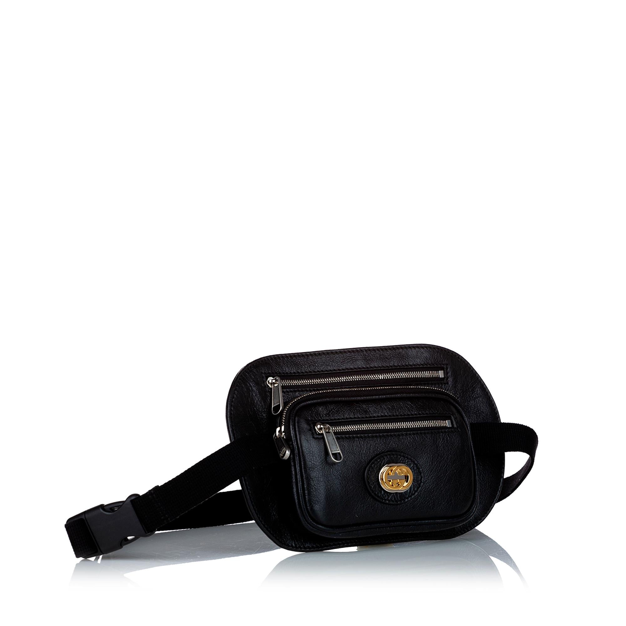 Gucci Interlocking G Morpheus Leather Belt Bag (SHG-28987)