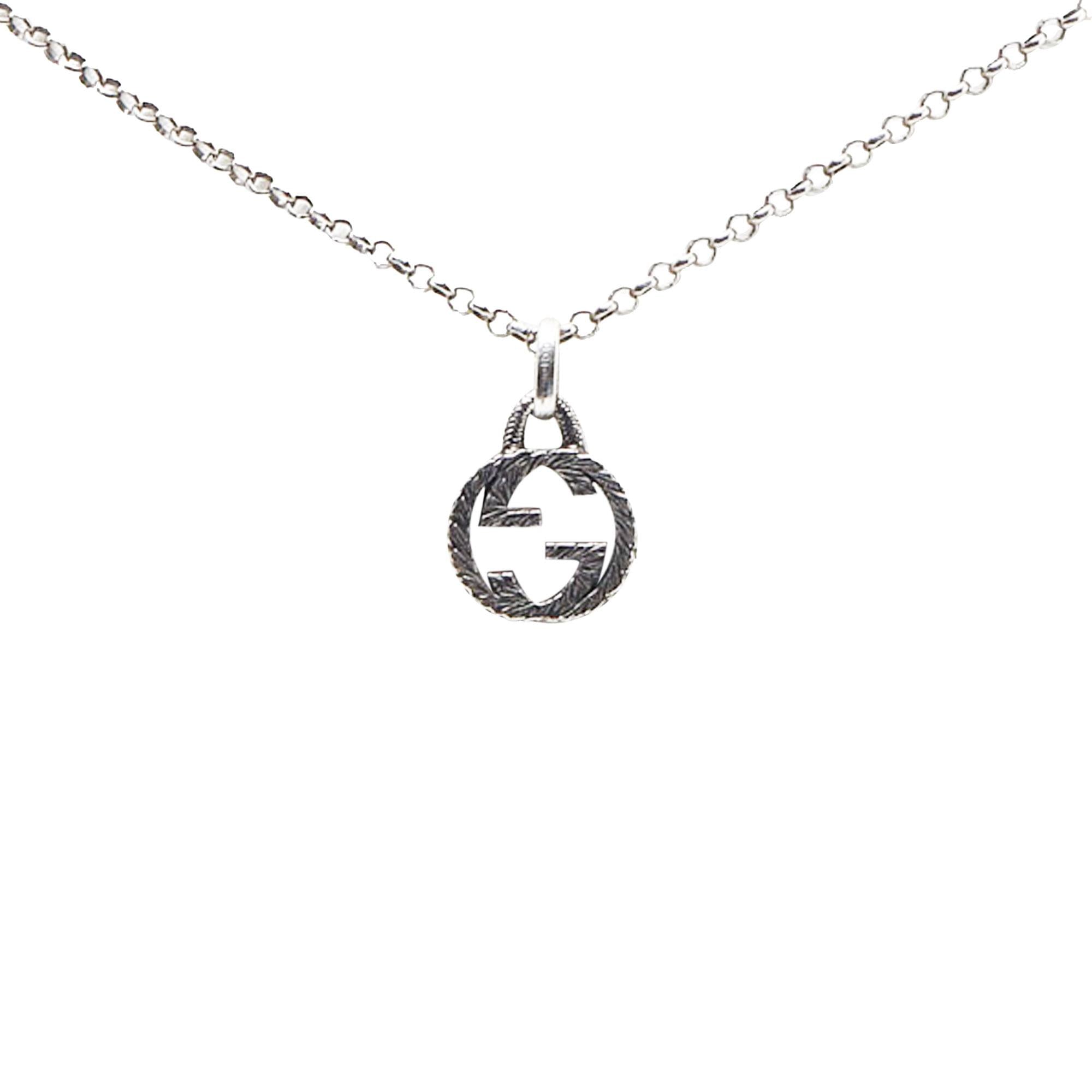 Gucci Interlocking G Pendant Necklace (SHG-TwGZdI)