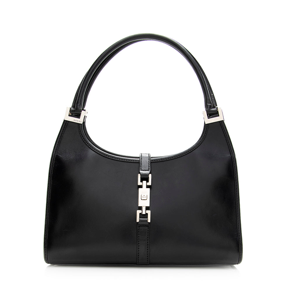 Gucci Vintage Leather Jackie 1961 Small Shoulder Bag (SHF-20608)