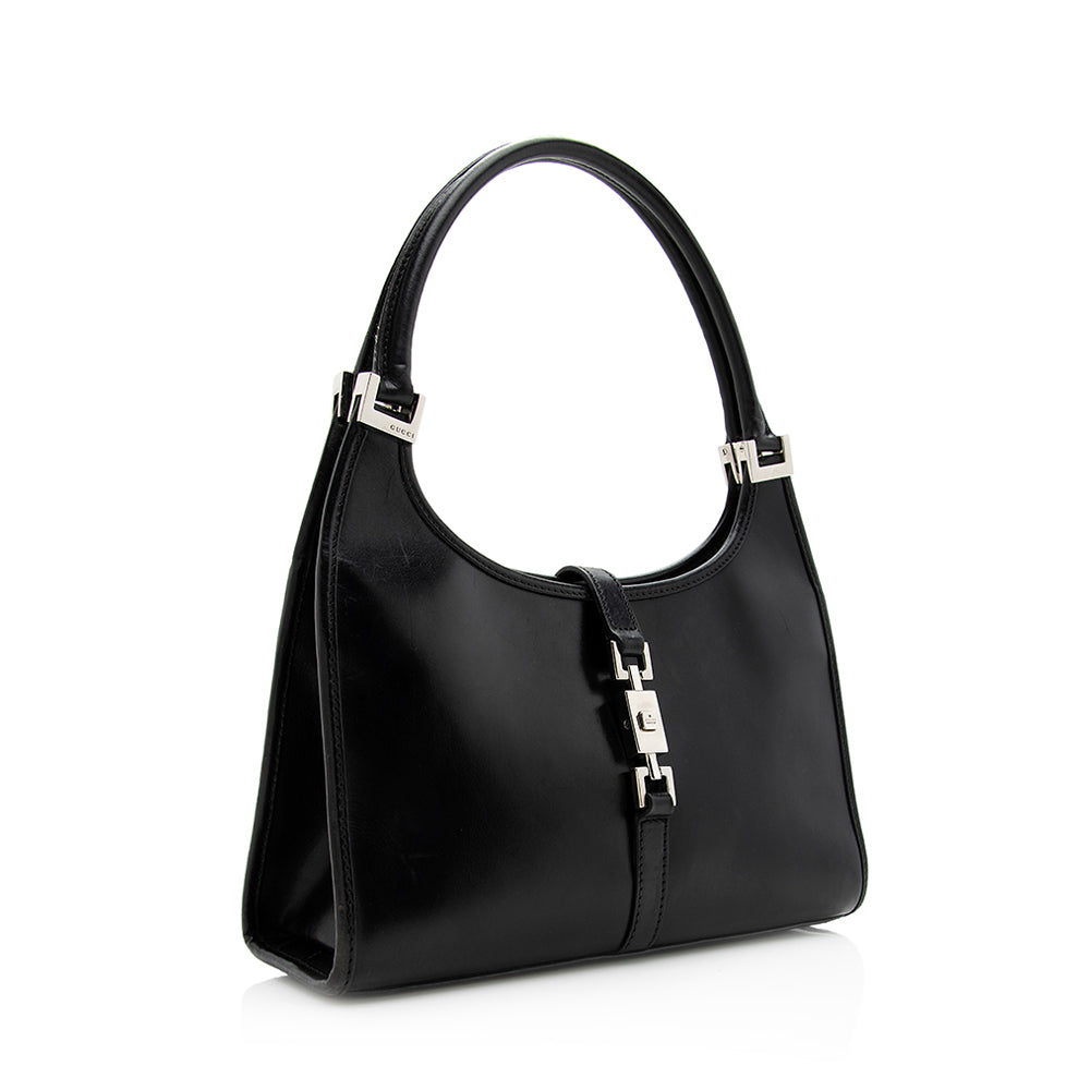 Gucci Vintage Leather Jackie 1961 Small Shoulder Bag (SHF-20608)