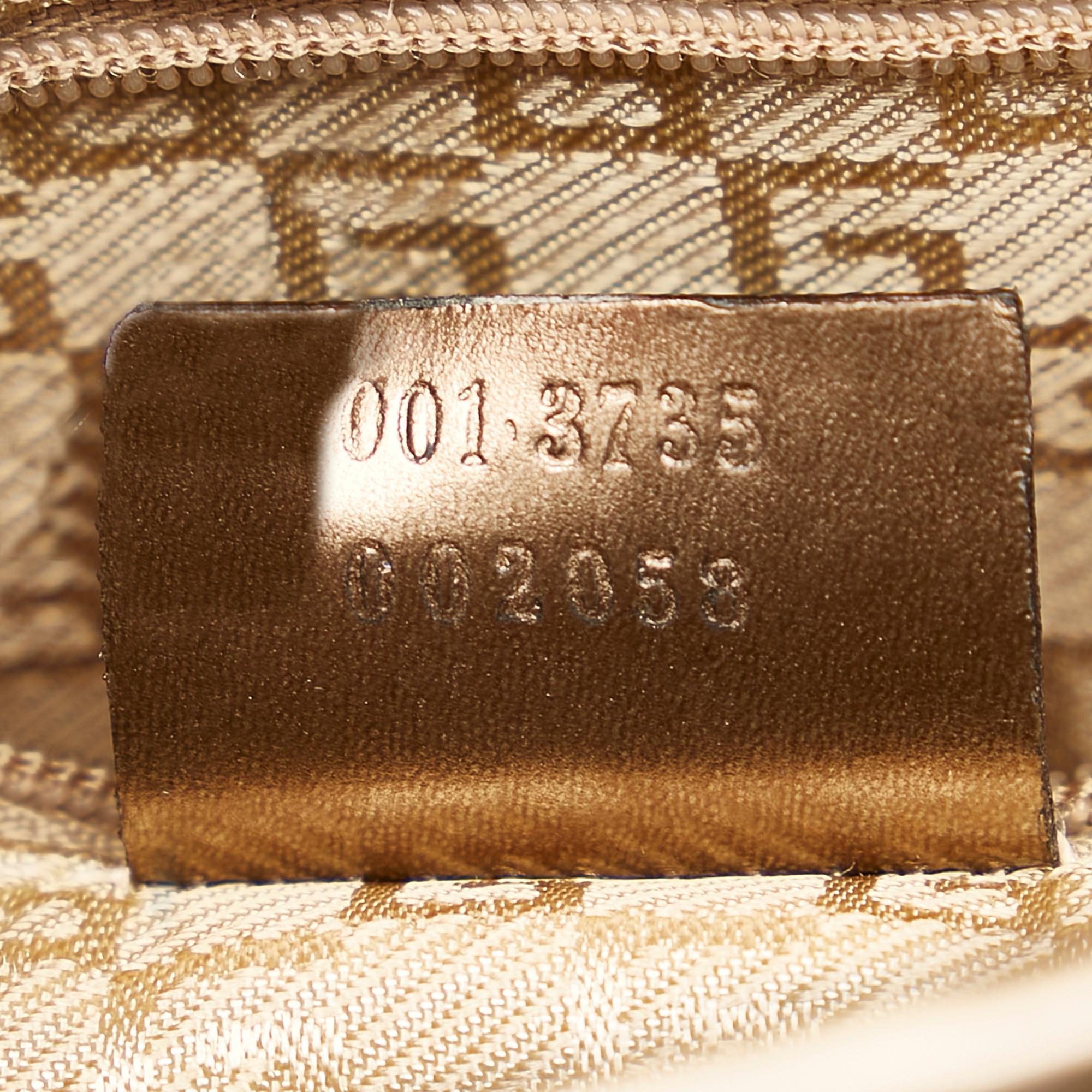 Gucci Jackie Canvas Shoulder Bag (SHG-28385)