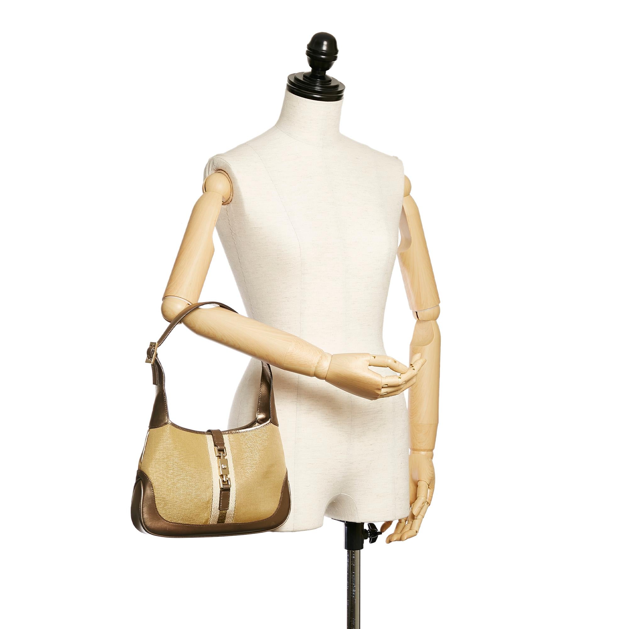 Gucci Jackie Canvas Shoulder Bag (SHG-28385)