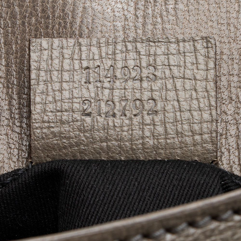 Gucci Tom Ford Leather 1921 Horsebit Shoulder Bag (SHF-20110)