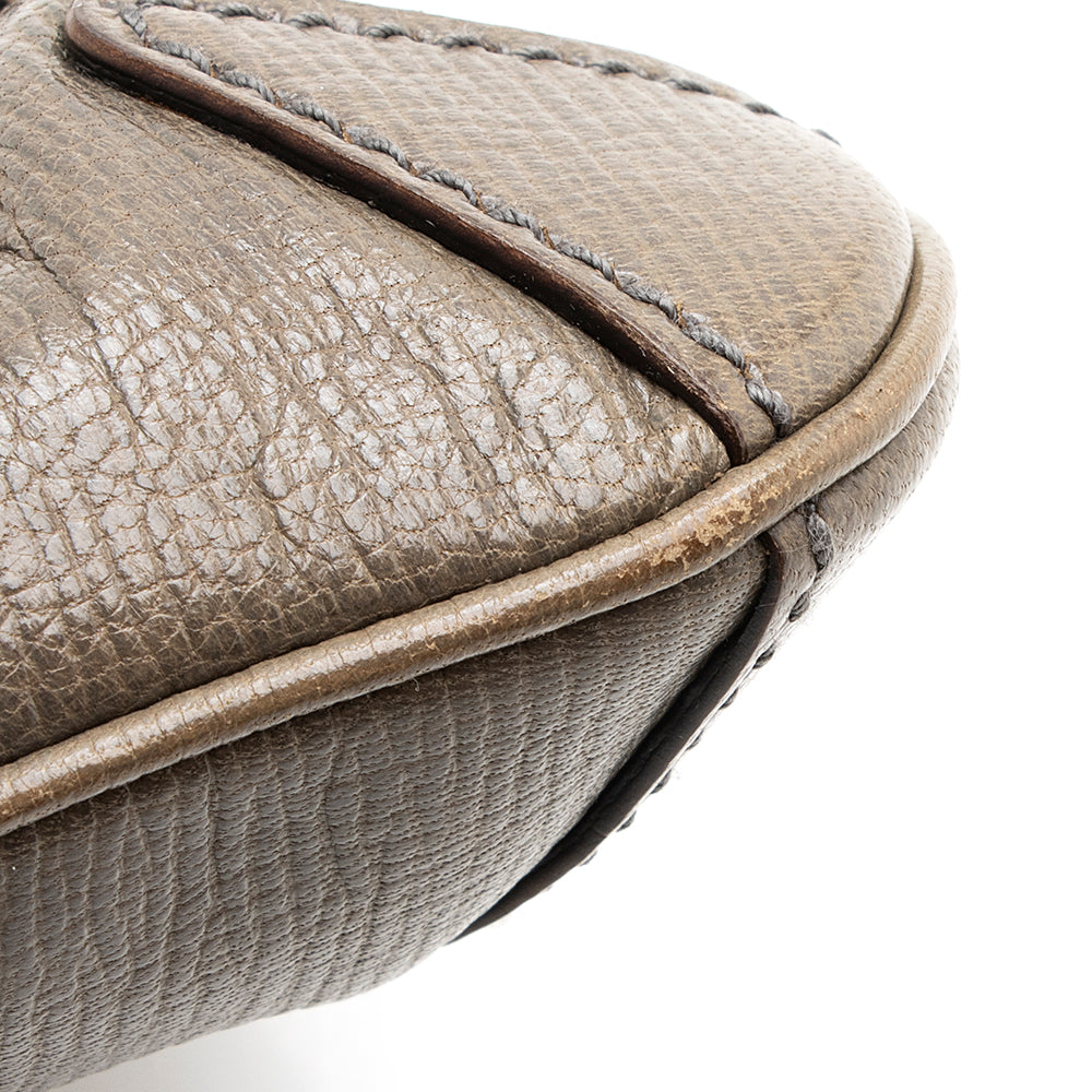 Gucci Tom Ford Leather 1921 Horsebit Shoulder Bag (SHF-20110)