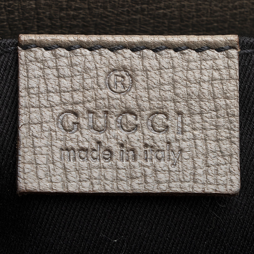 Gucci Tom Ford Leather 1921 Horsebit Shoulder Bag (SHF-20110)