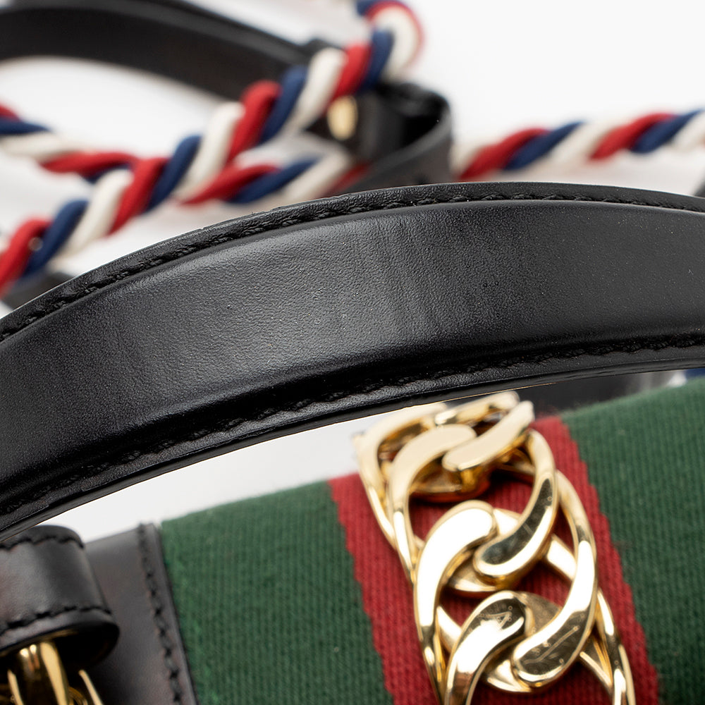 Gucci Leather Animal Studs Sylvie Mini Bag (SHF-19238)