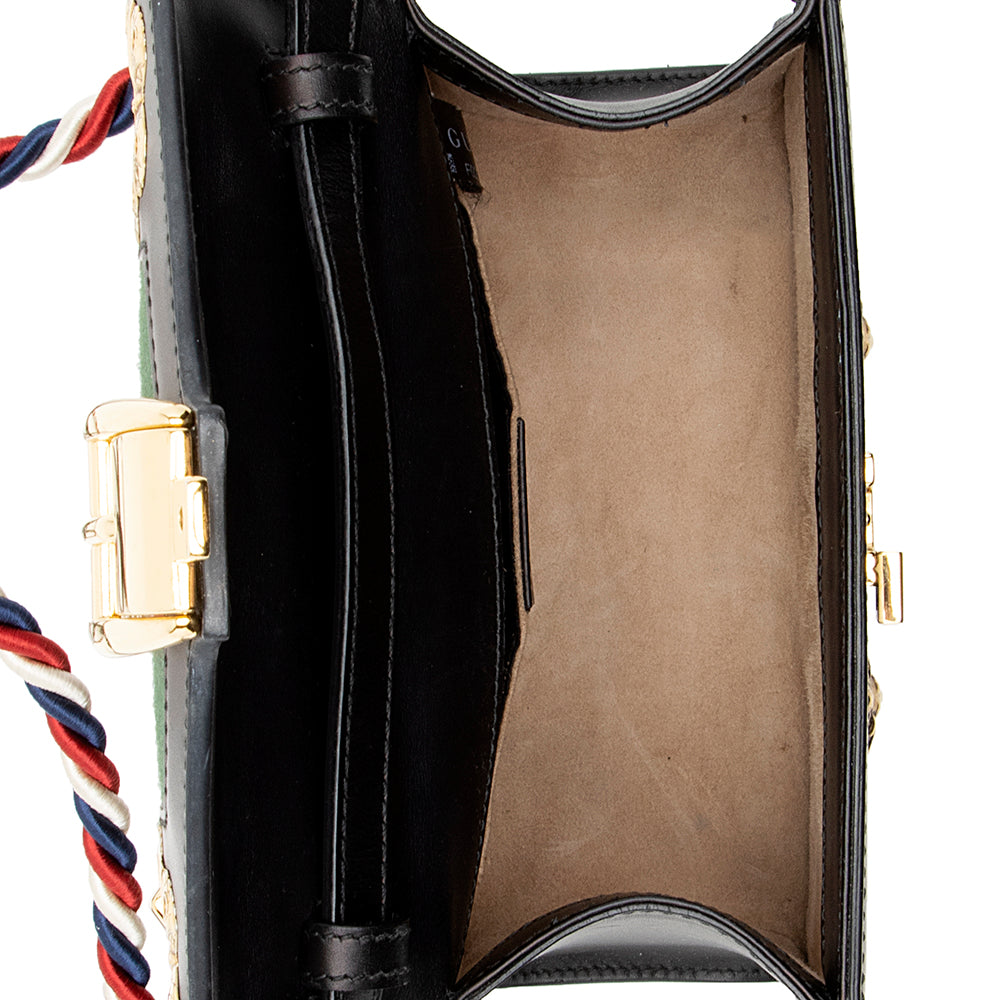 Gucci Leather Animal Studs Sylvie Mini Bag (SHF-19238)