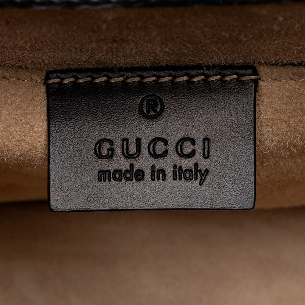 Gucci Leather Animal Studs Sylvie Mini Bag (SHF-19238)