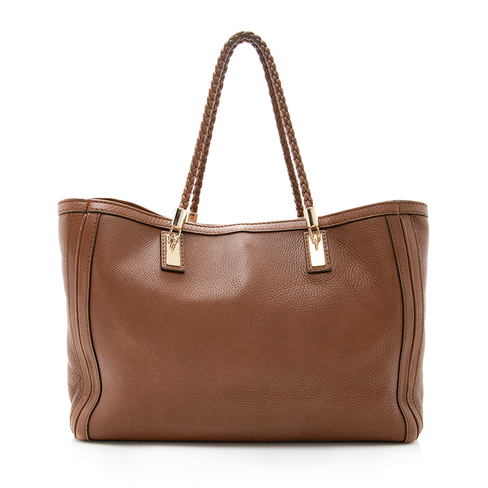 Gucci Leather Bella Medium Tote (SHF-17583)