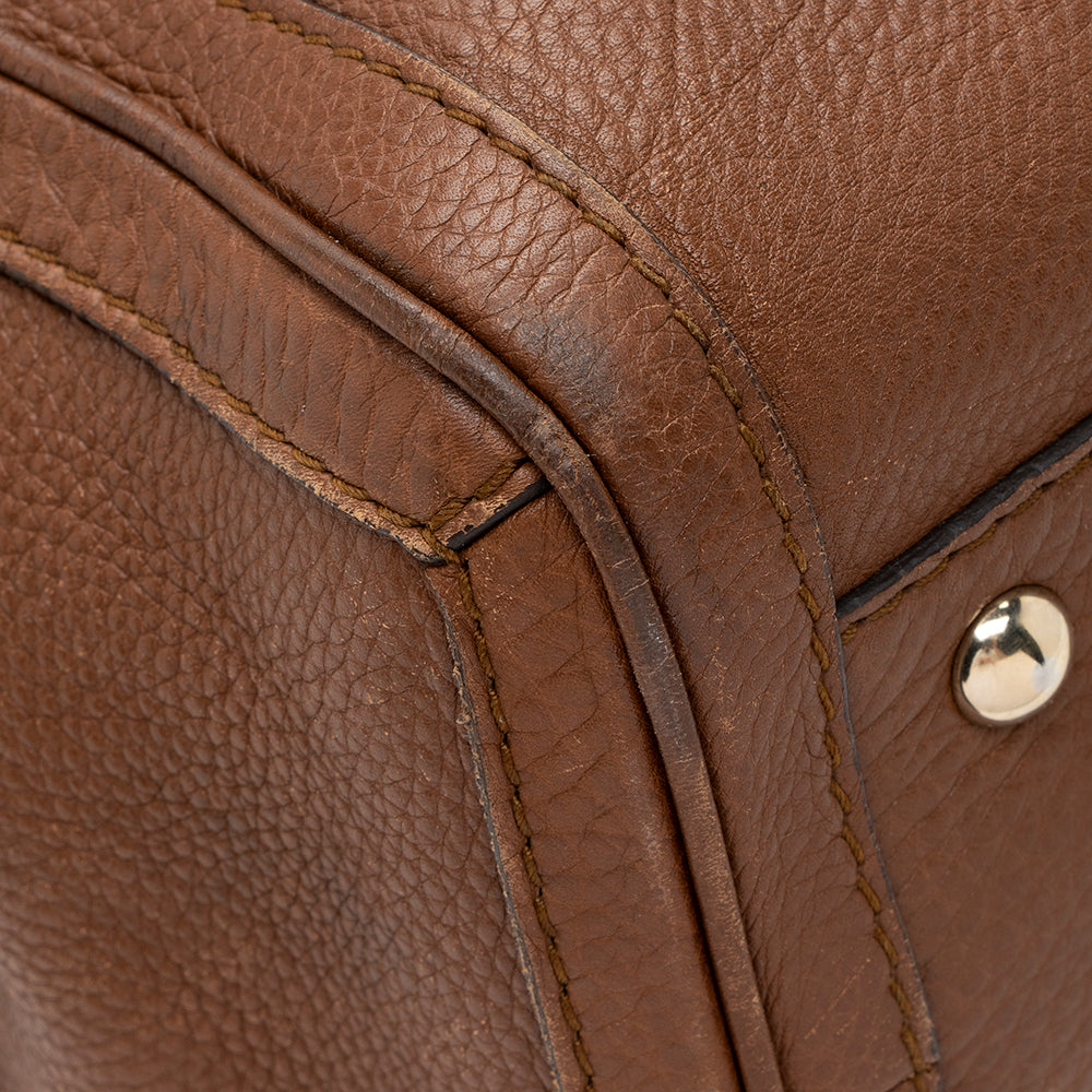 Gucci Leather Bella Medium Tote (SHF-17583)